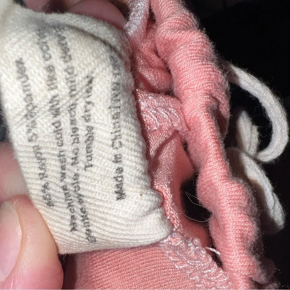Pure Fiber Pajama Pants Lightweight‎ Peach Color Size Medium